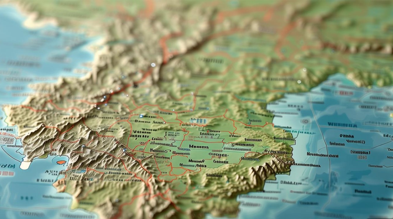 浙江省景点地图