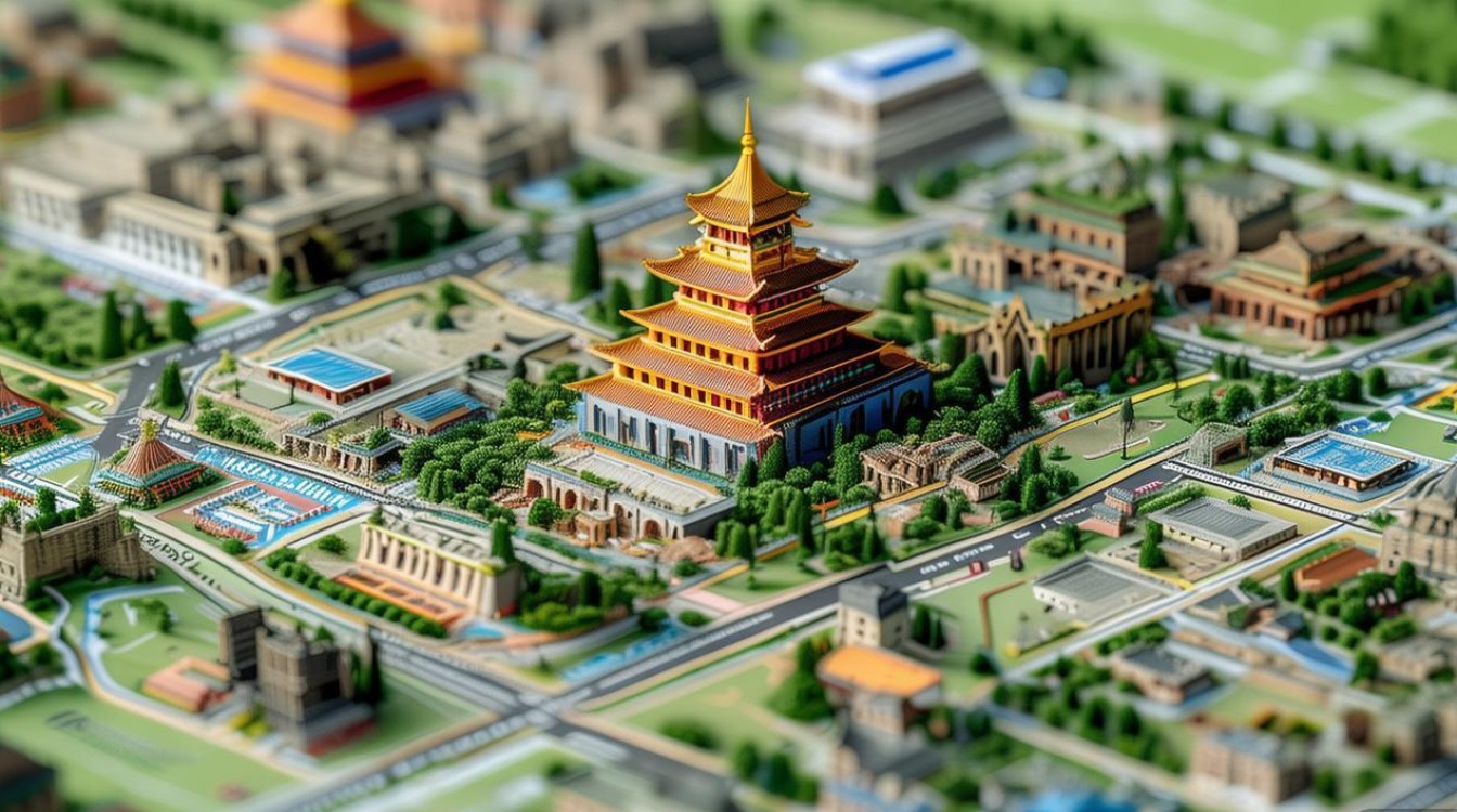 西安市景点地图 西安市景点地图