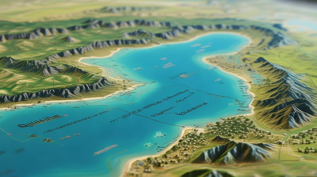 青海湖景点地图 青海湖景点地图