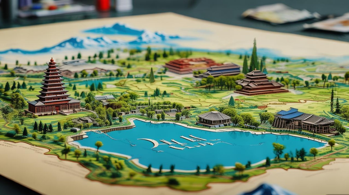 大理旅游景点地图 大理旅游景点地图