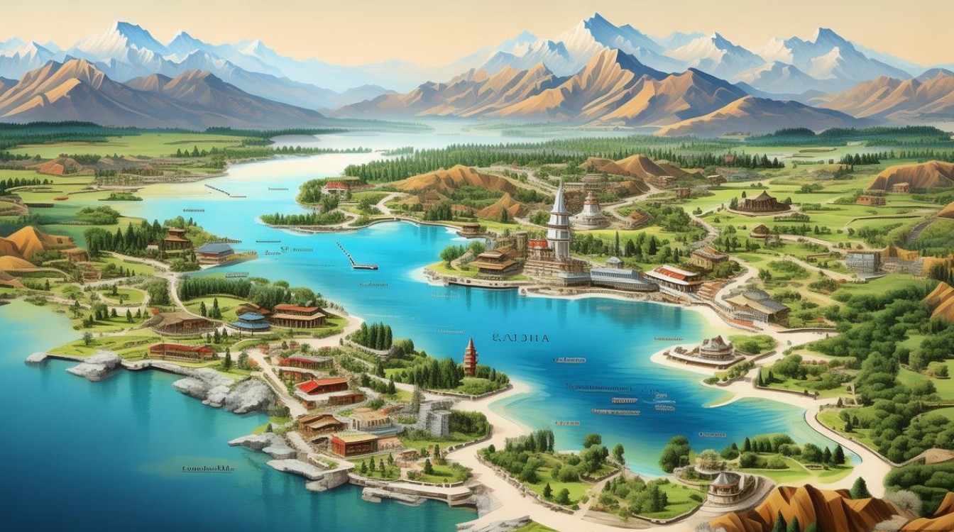 大理旅游景点地图 大理旅游景点地图