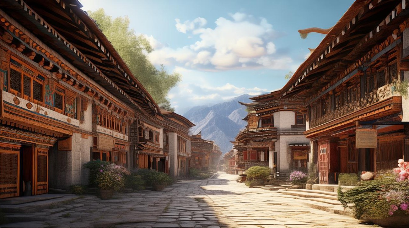 独克宗古城景点 独克宗古城景点