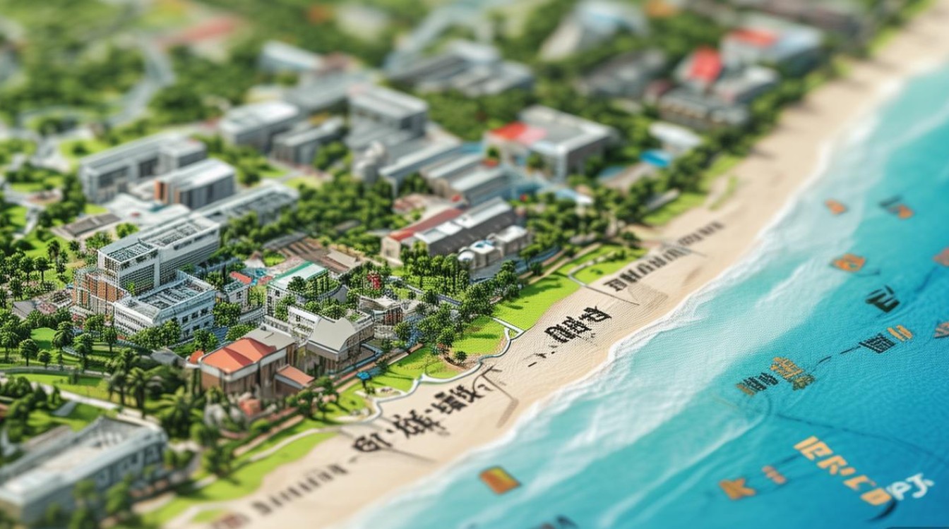 三亚景点分布地图