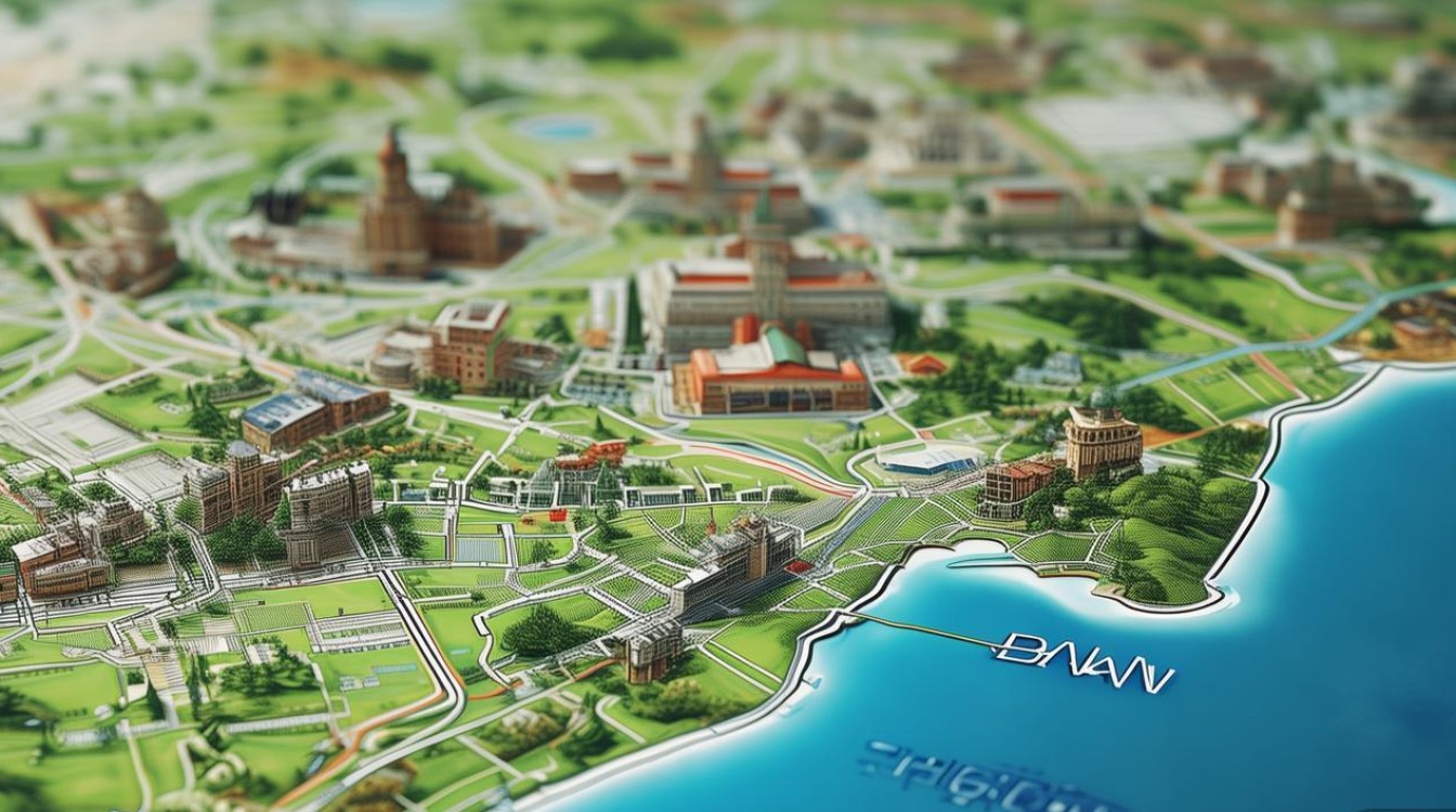 大连景点分布地图