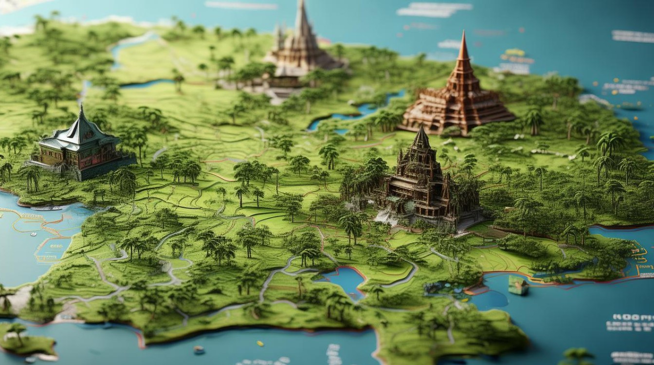 西双版纳景点地图