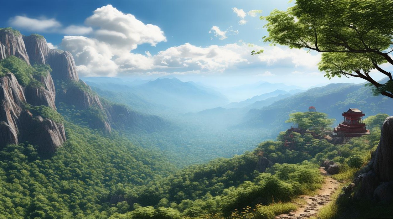 幕阜山景点 幕阜山景点