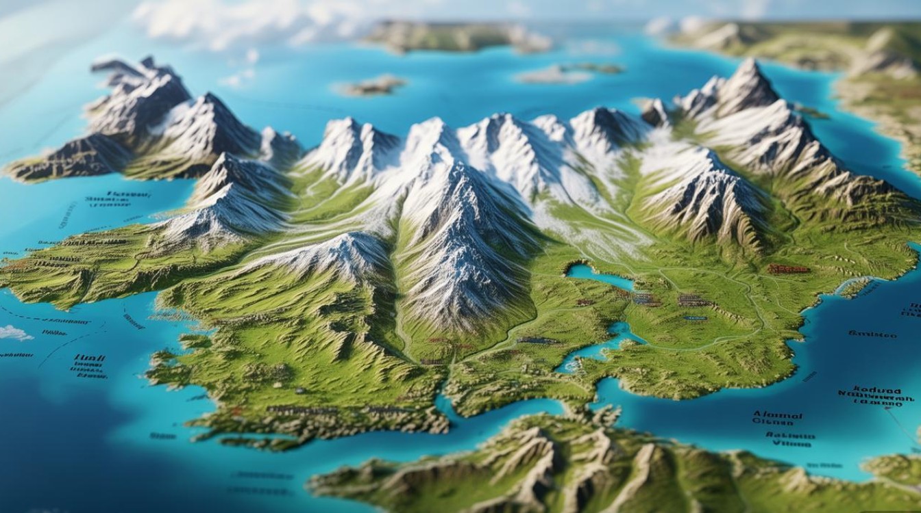 冰岛景点地图 冰岛景点地图