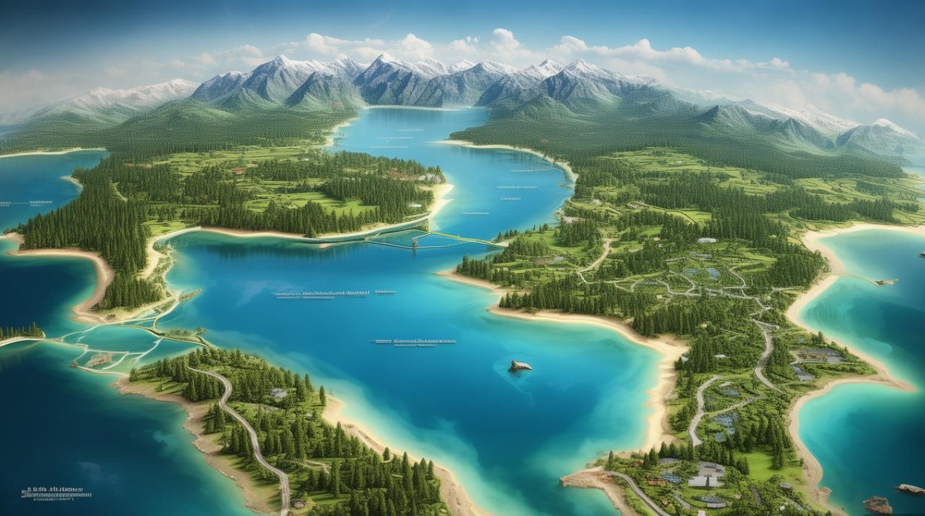 洱海景点地图 洱海景点地图