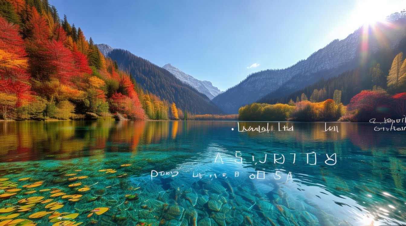 九寨沟的旅游景点