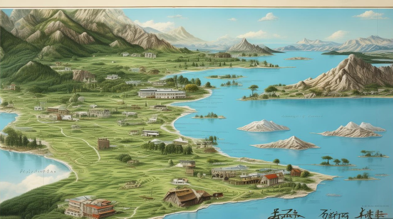 浙江景点分布图 浙江景点分布图