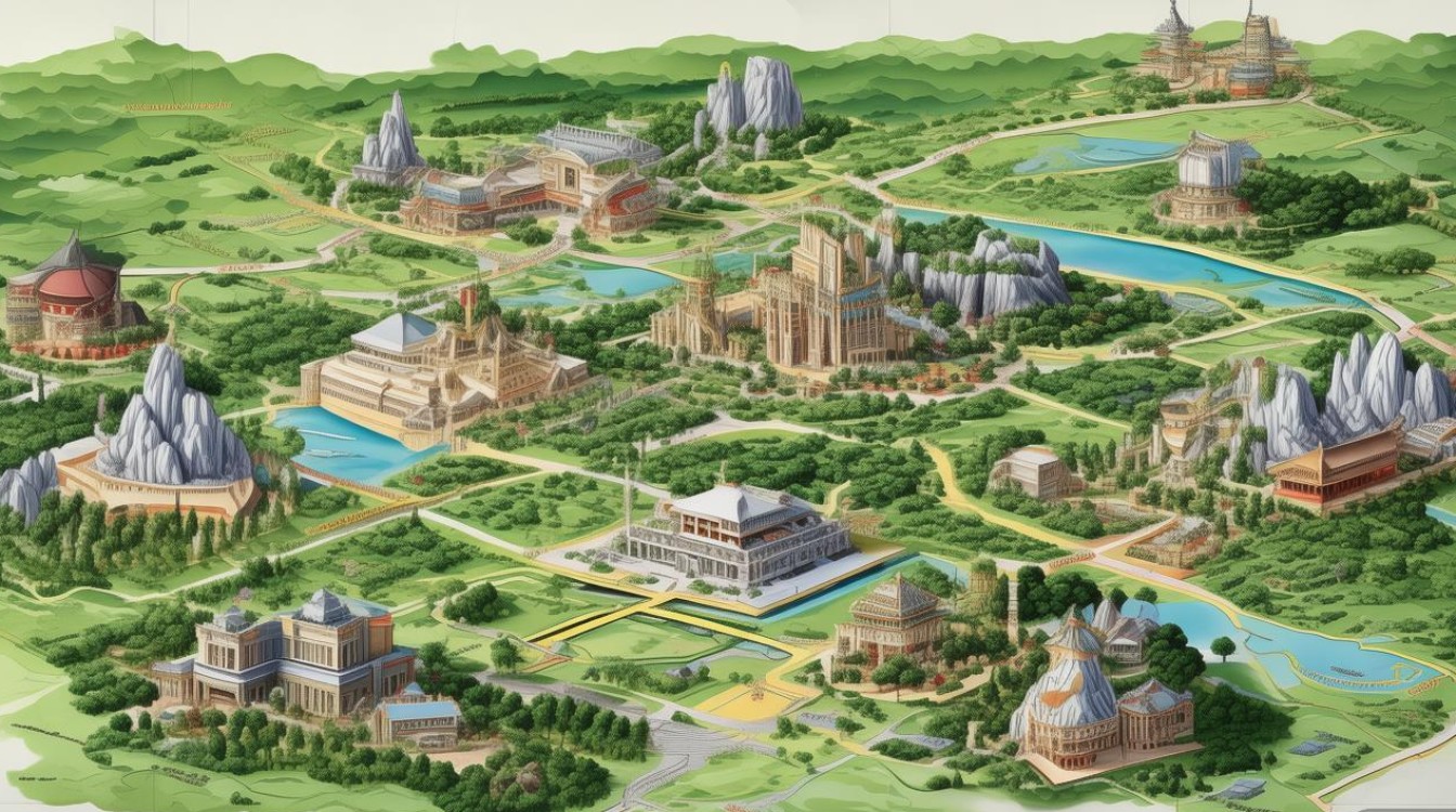 昆明旅游景点地图 昆明旅游景点地图