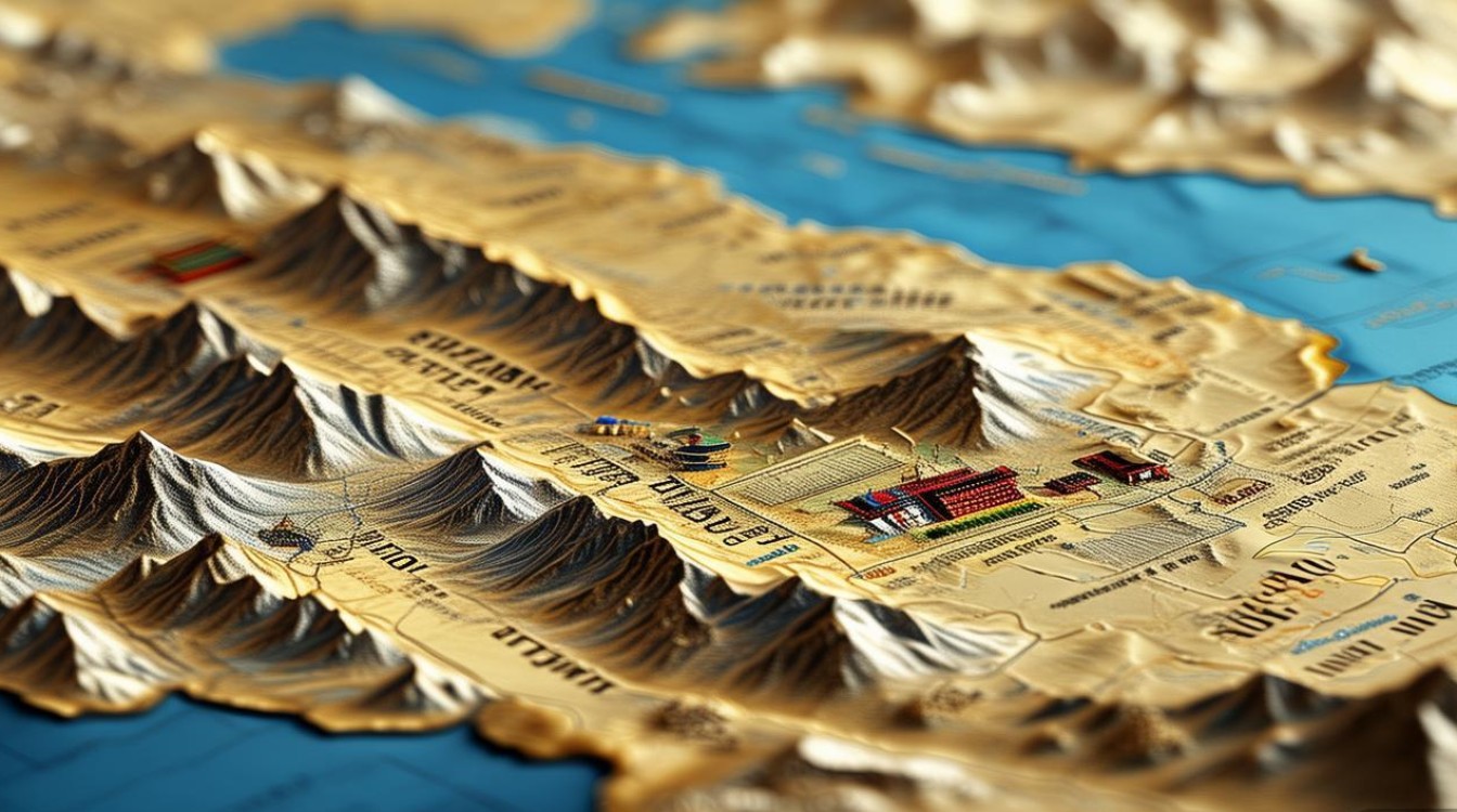 西藏景点分布图