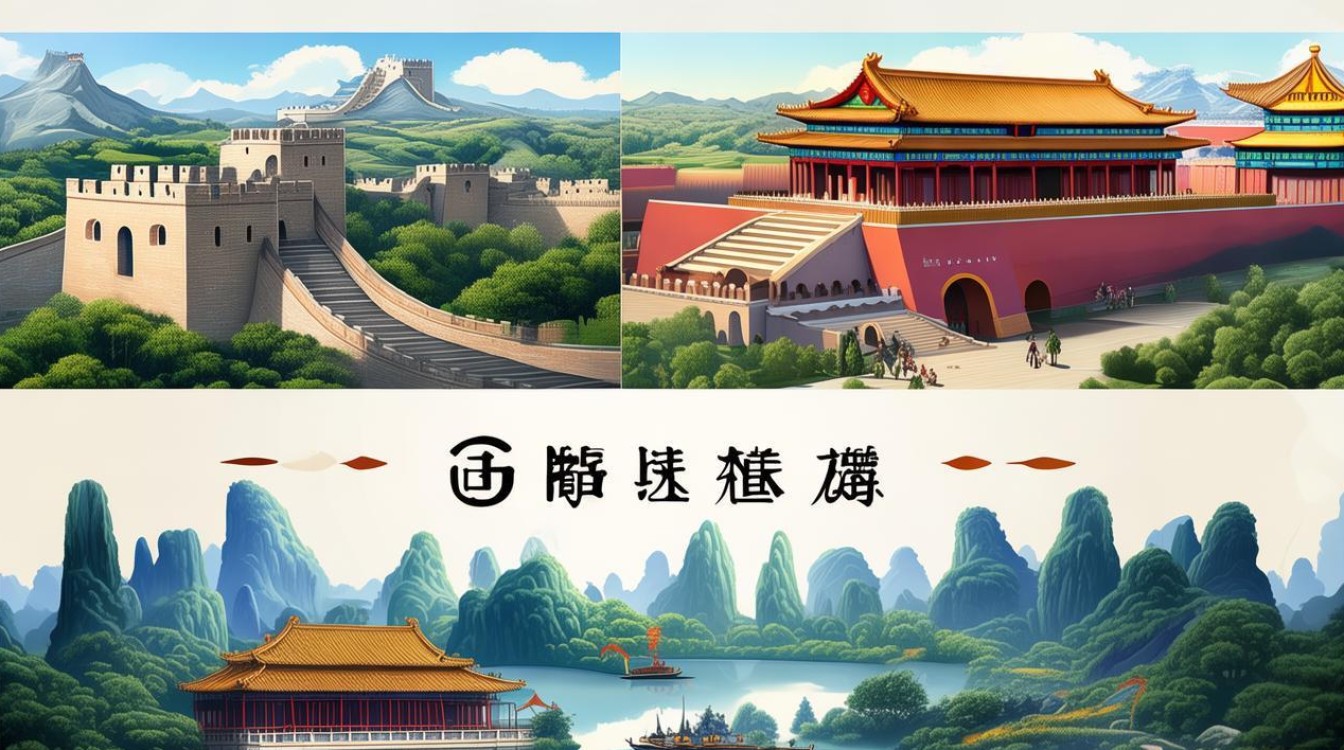 中国的著名旅游景点