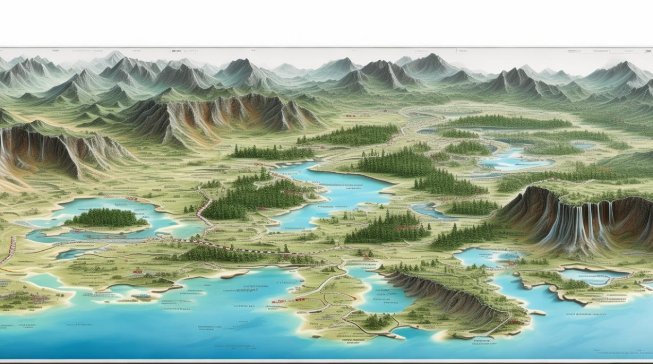 九寨沟景点地图