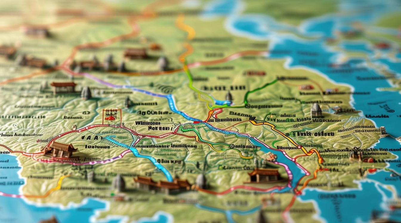 湖北旅游景点地图