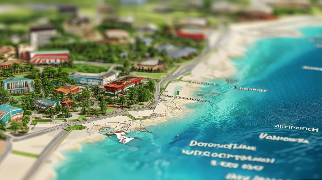 三亚地图旅游景点