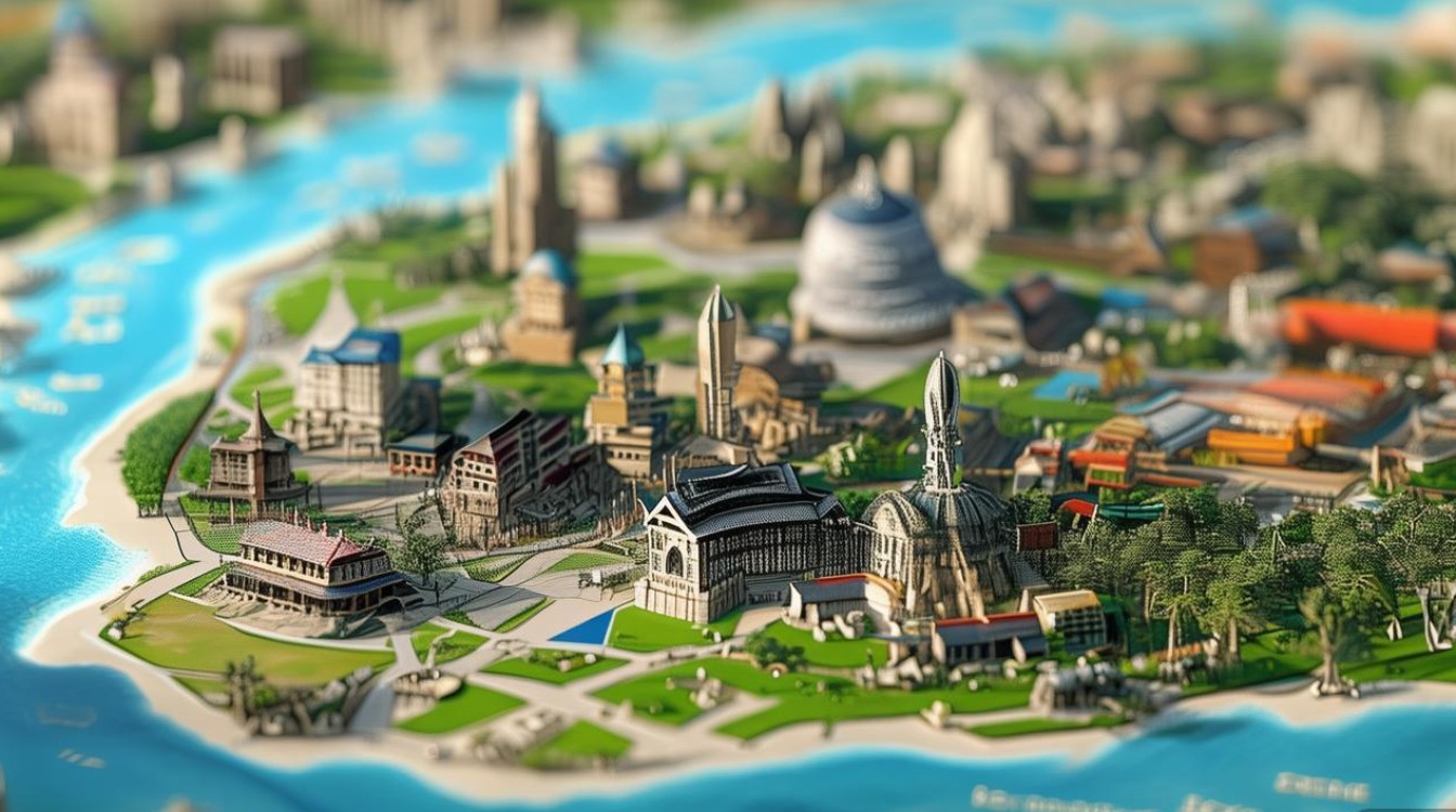 重庆景点分布地图