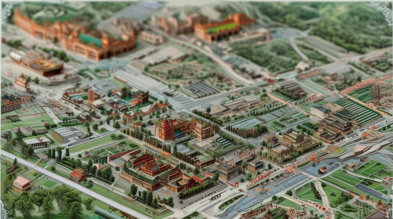 成都市景点地图