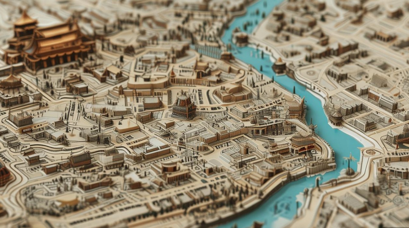 开封景点地图 开封景点地图