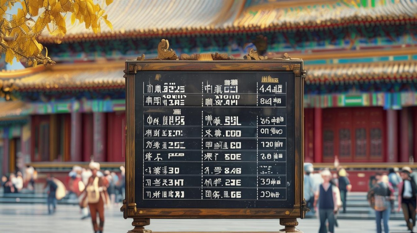 北京景点门票价格