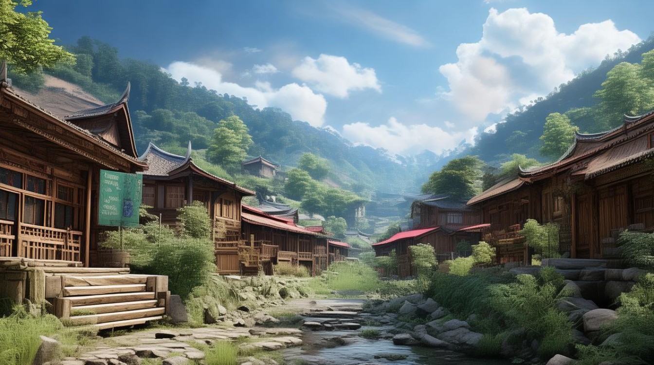 信阳董家河集云村景点 信阳董家河集云村景点