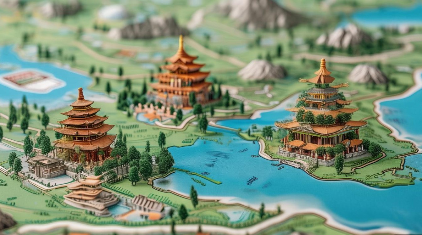 大理必去4个景点地图