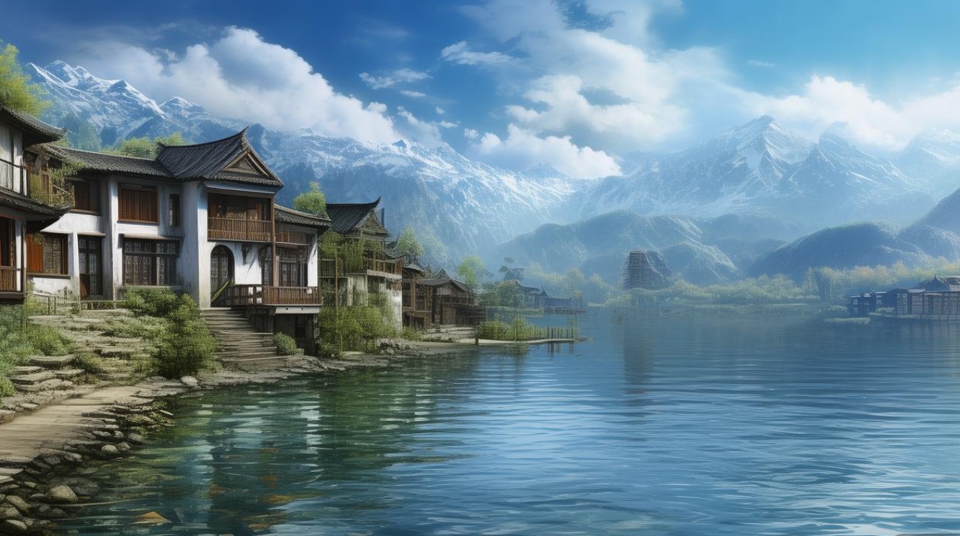 洱海马久邑村景点