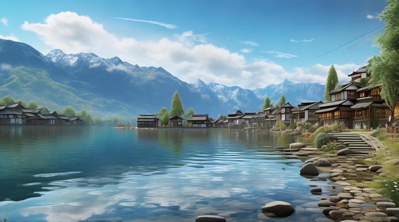 洱海马久邑村景点