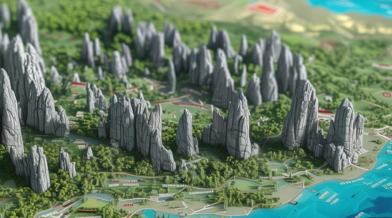 张家界旅游地图景点地图 张家界旅游地图景点地图