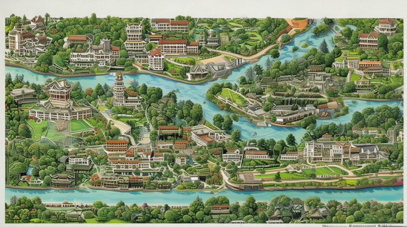 苏州主要景点分布图