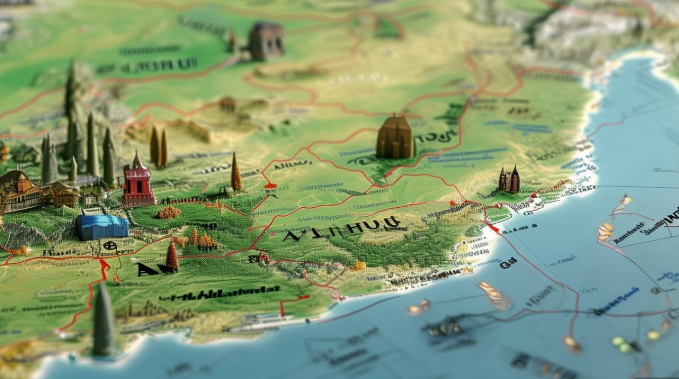 安徽景点地图分布图