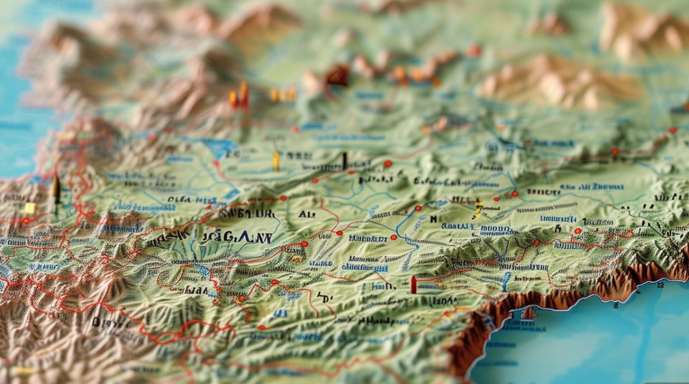 甘肃旅游景点分布图 甘肃旅游景点分布图