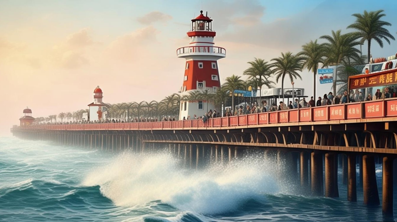 青岛栈桥附近的景点