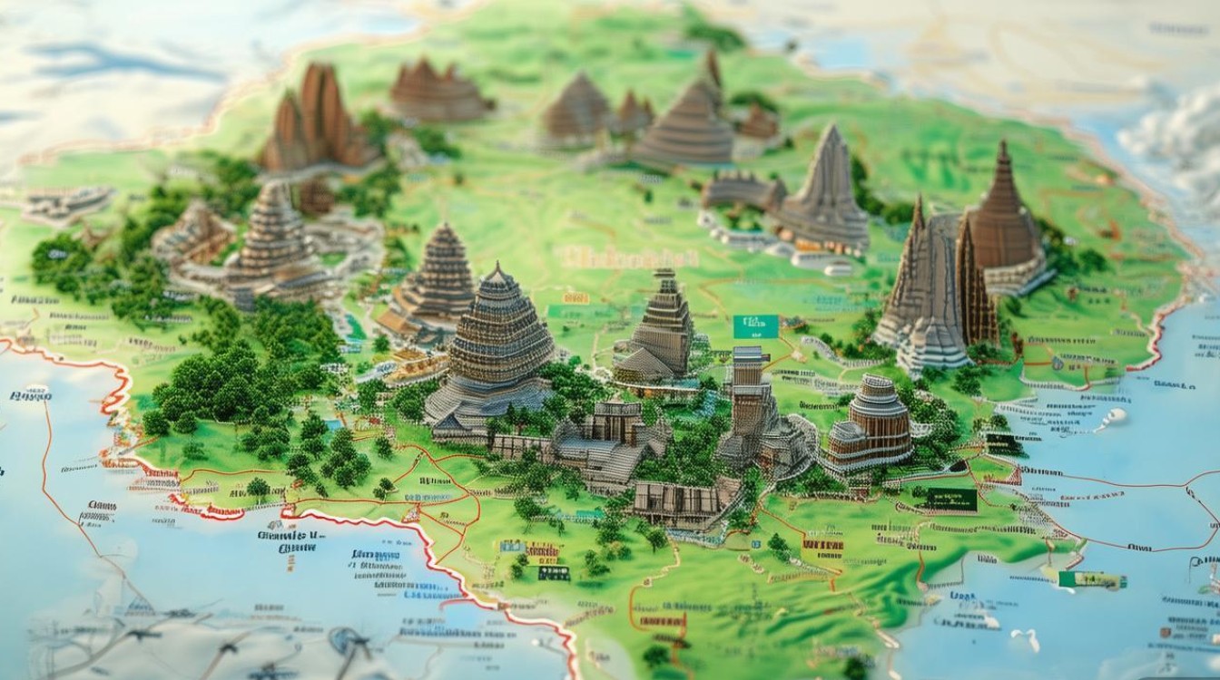 四川景点地图分布图 四川景点地图分布图