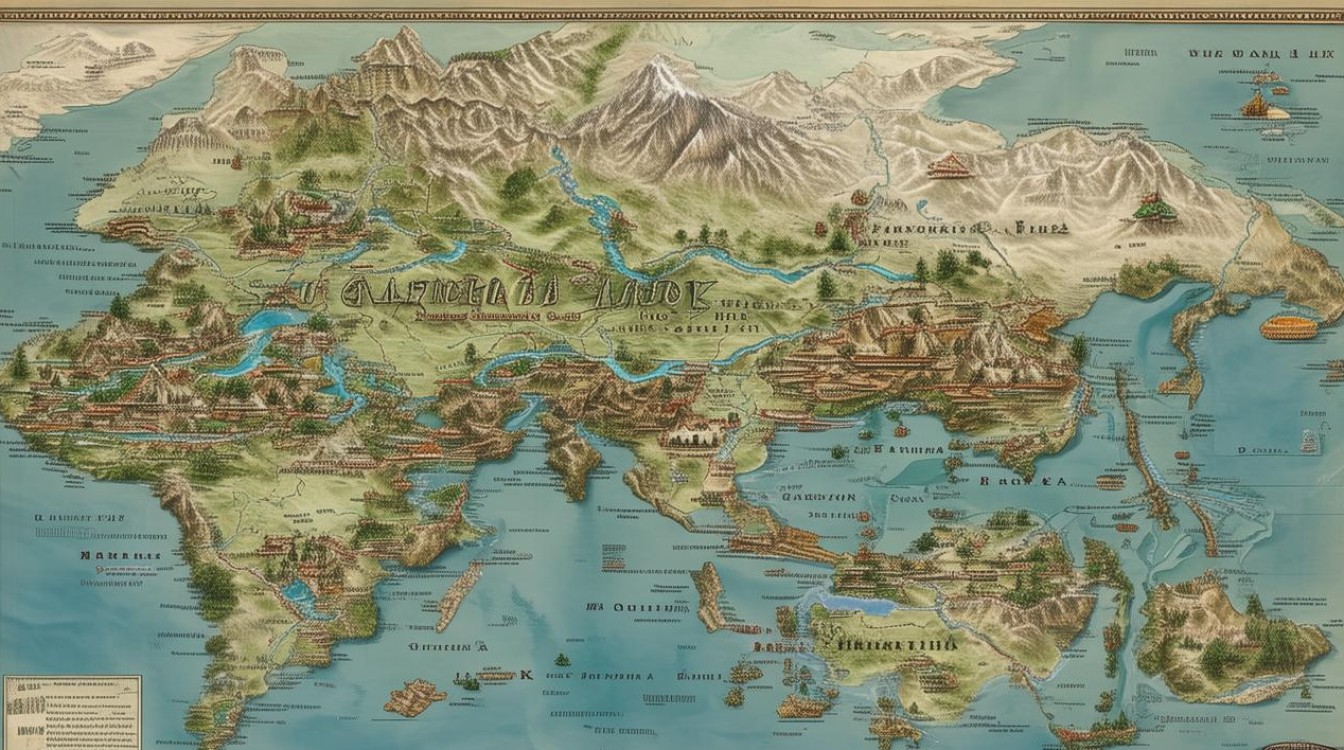 香格里拉景点分布图 香格里拉景点分布图