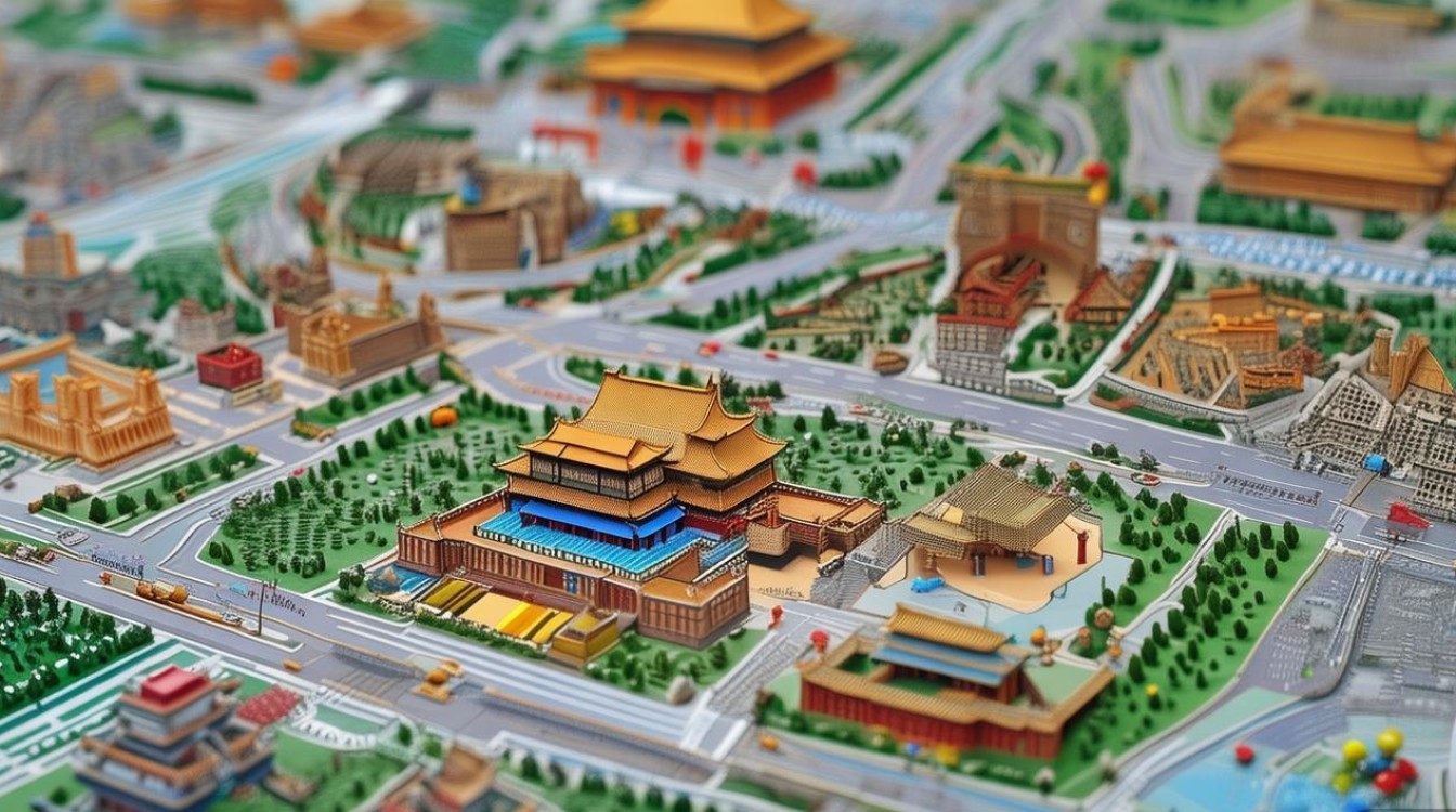 北京景点地图分布图