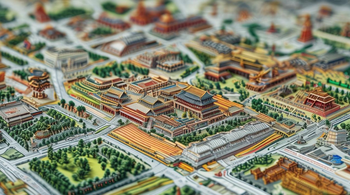 北京景点地图分布图