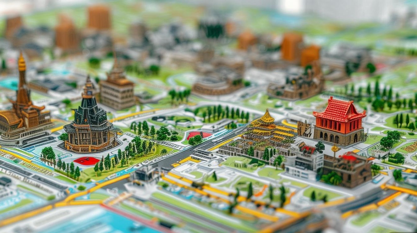 成都市旅游景点分布图