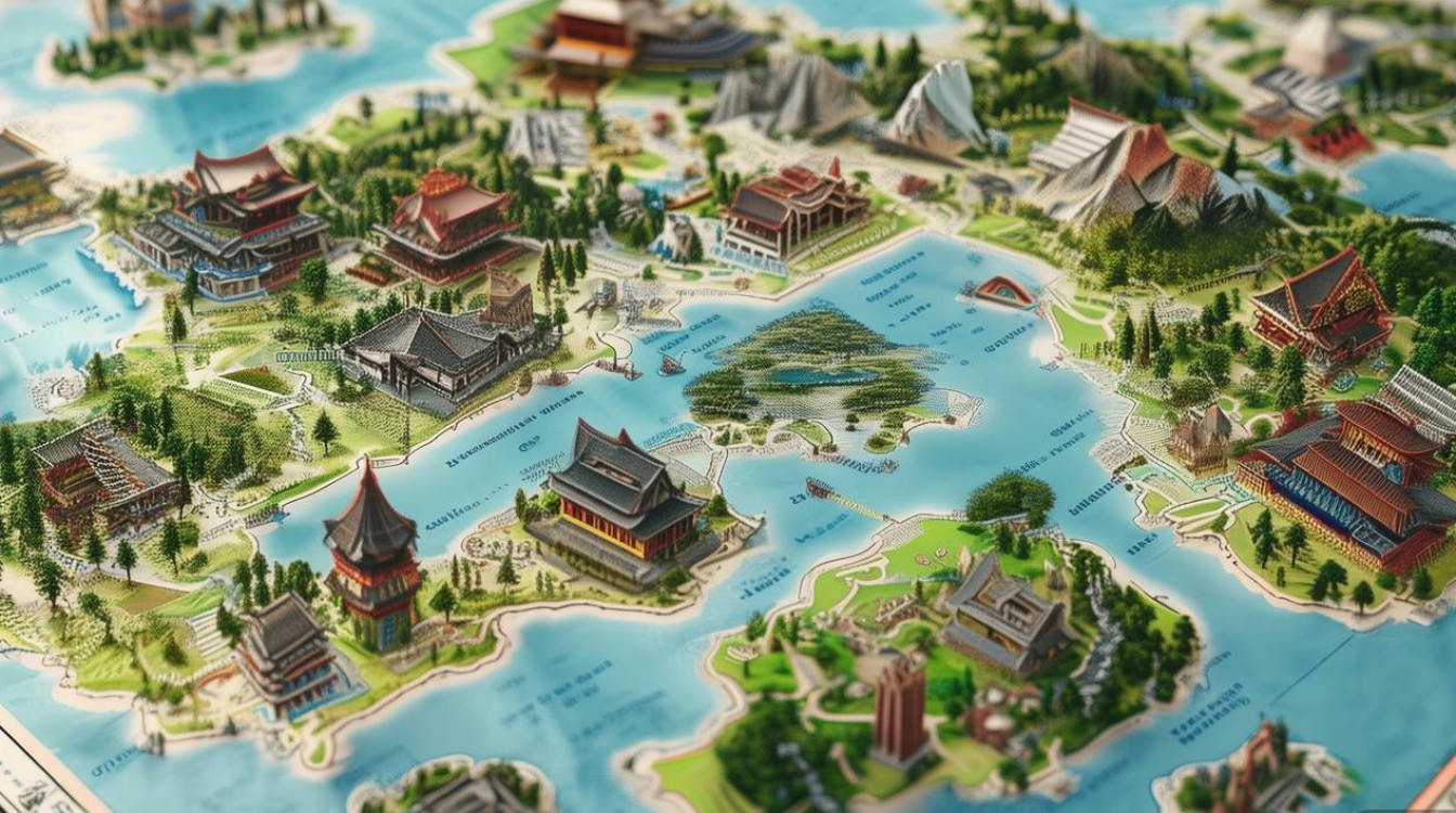 福建旅游地图景点分布