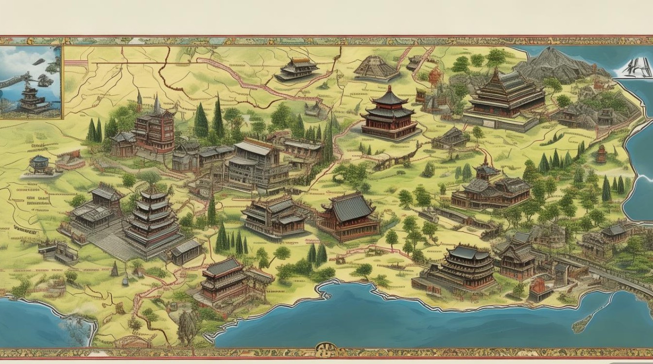 山西旅游景点地图分布