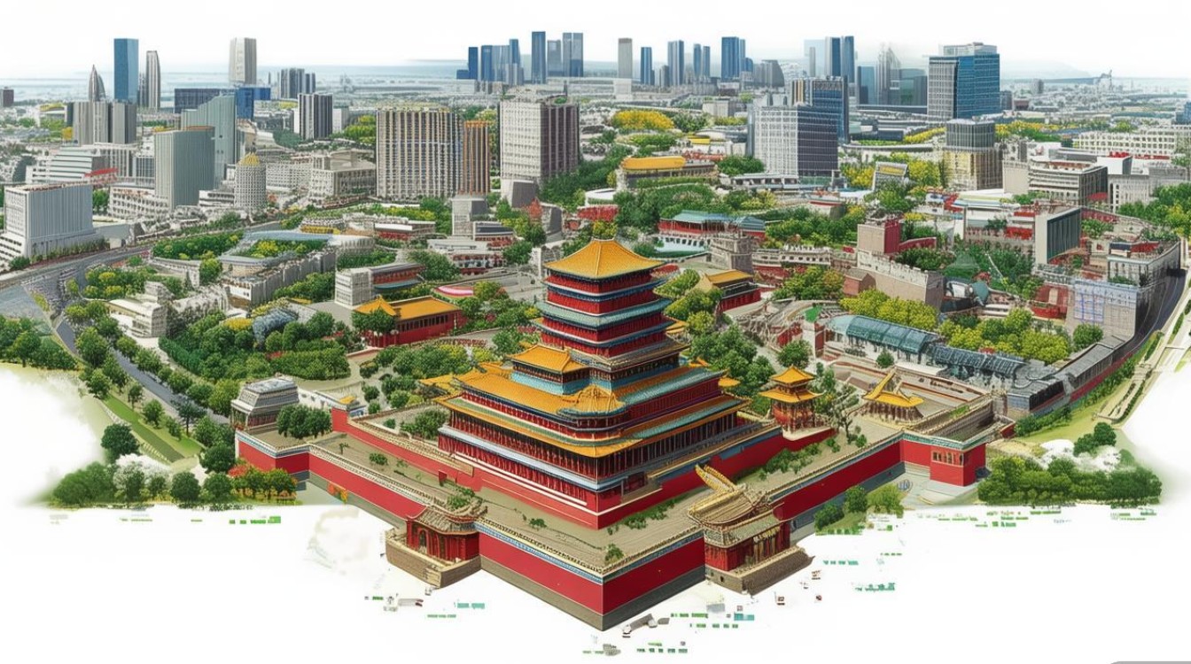 北京各大景点分布图