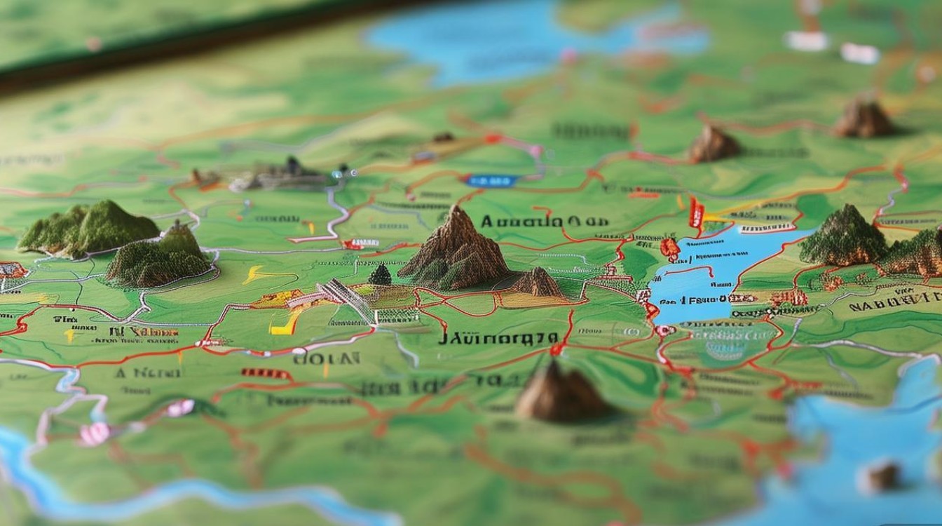 湖南省旅游景点地图