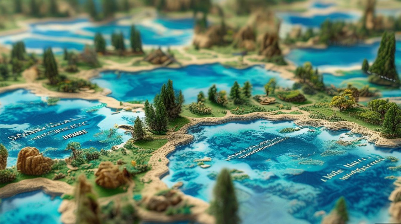 九寨沟景点分布图