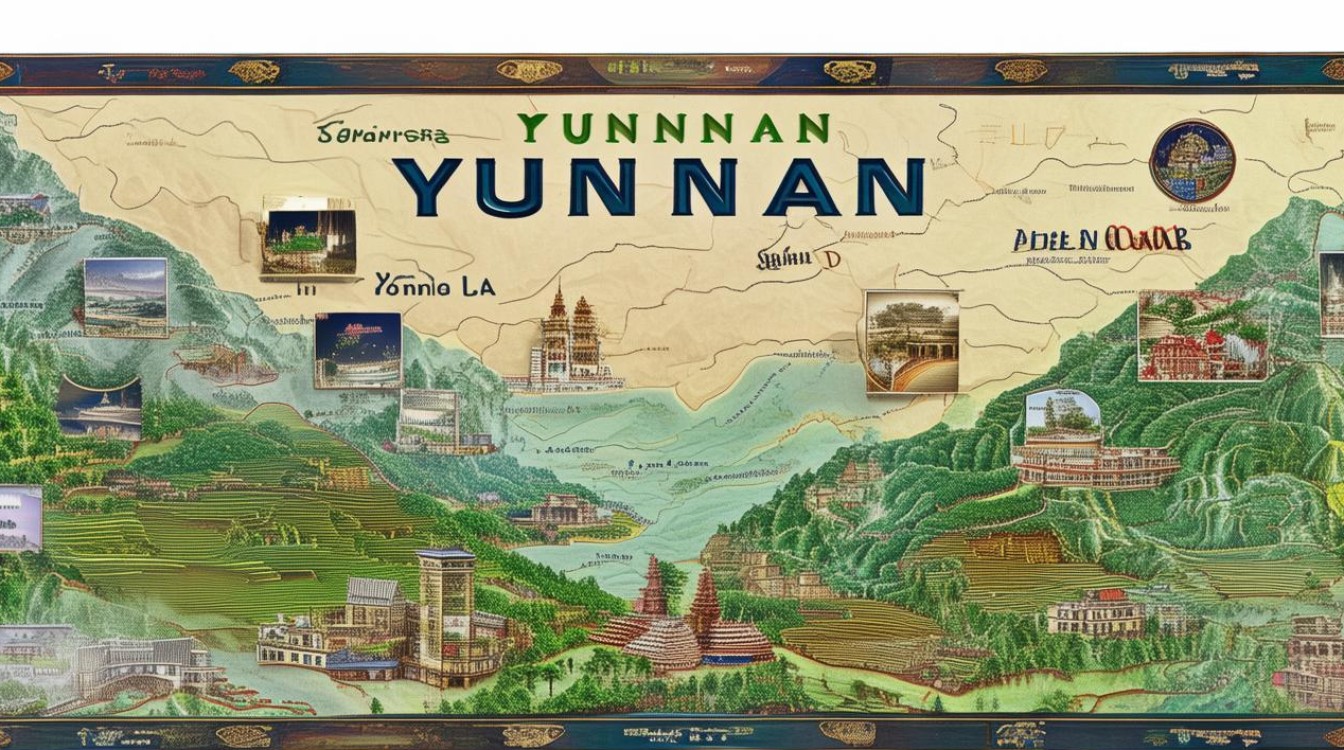 云南旅游景点地图