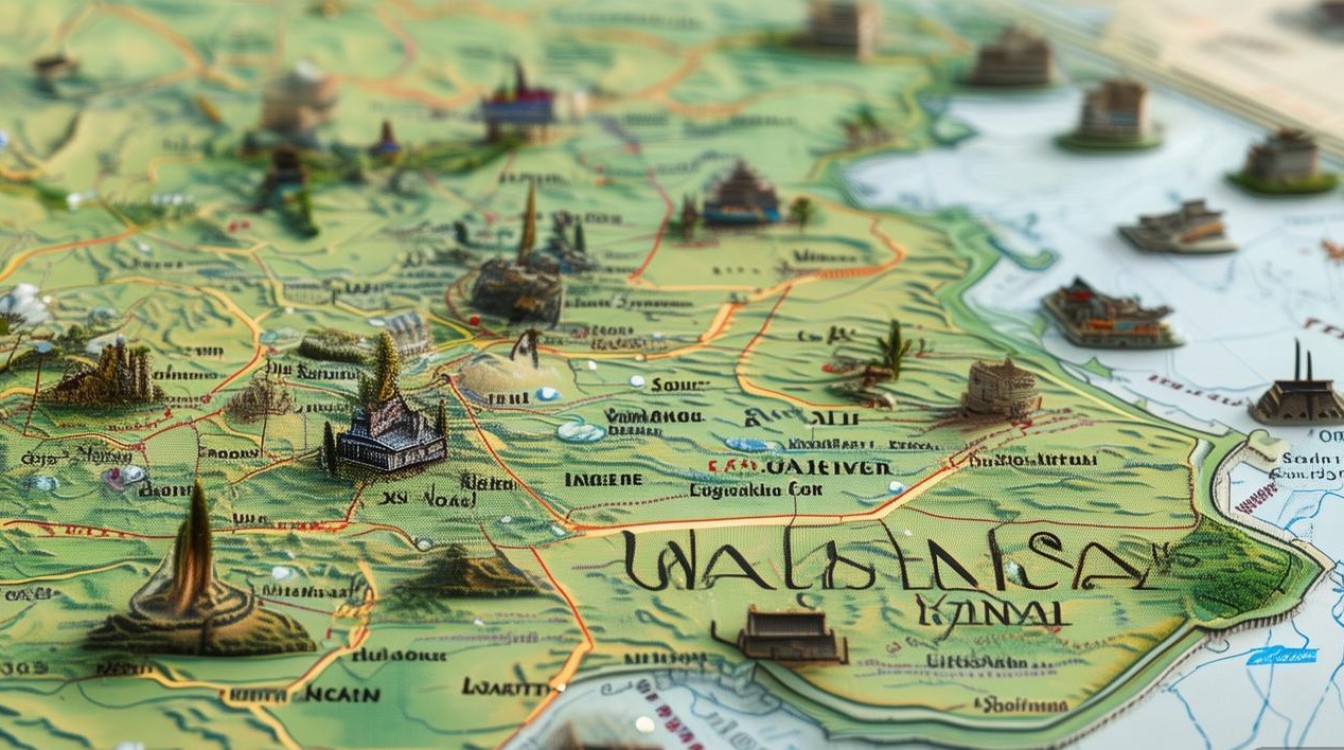 云南景点地图分布图