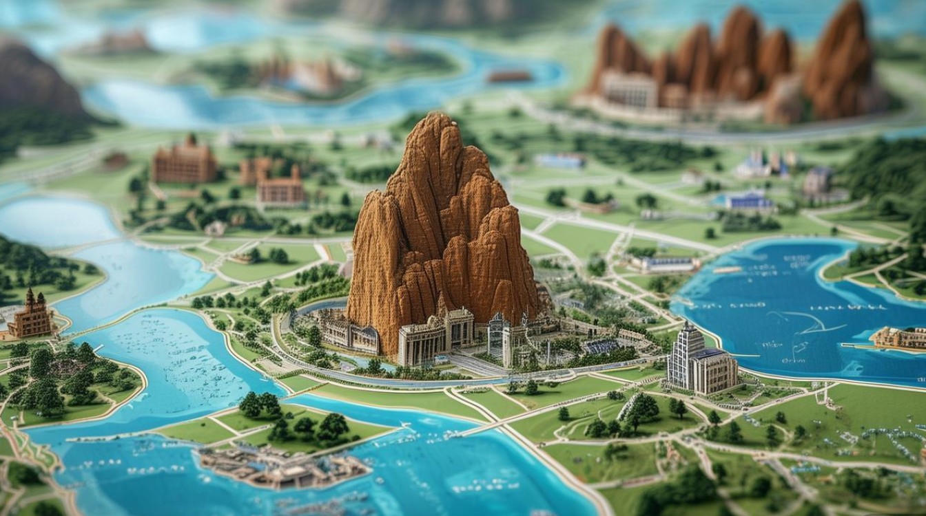 重庆景点地图分布图