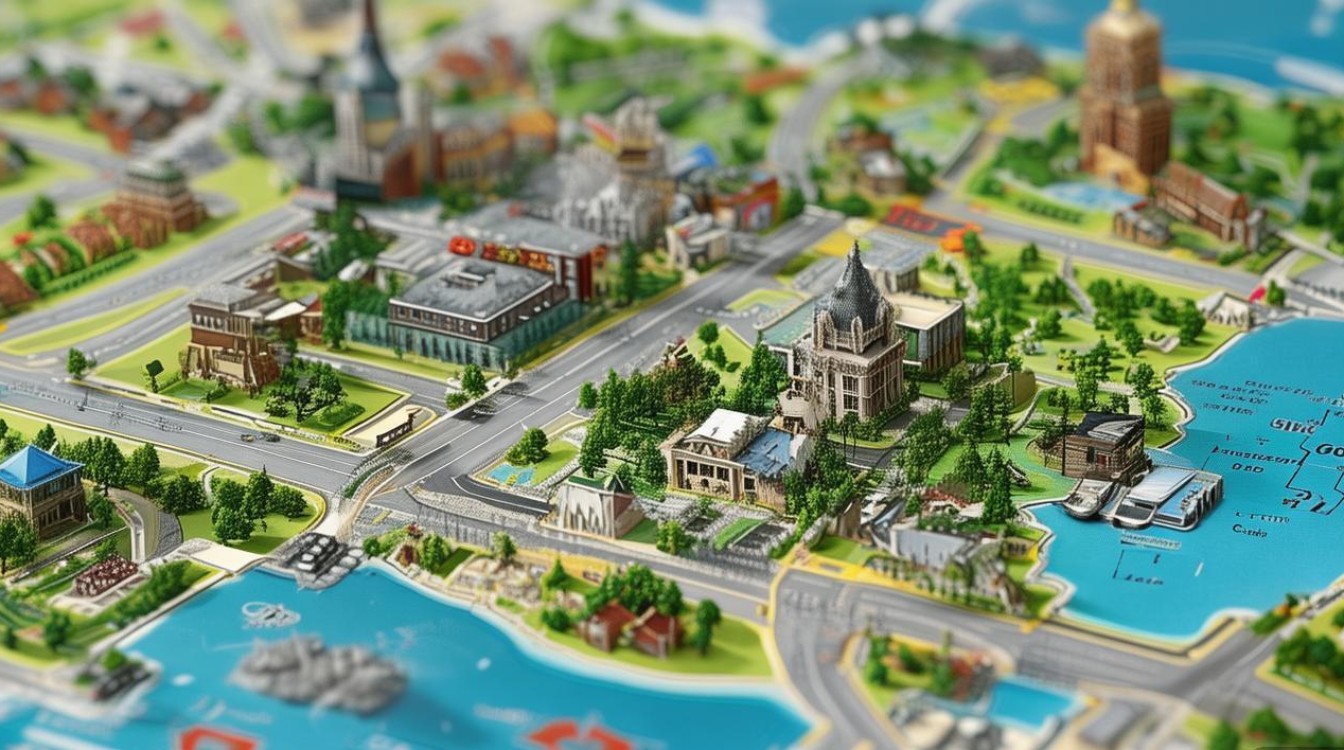 青岛景点地图分布图