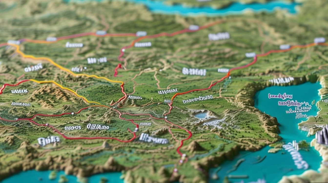 贵州旅游景点路线图