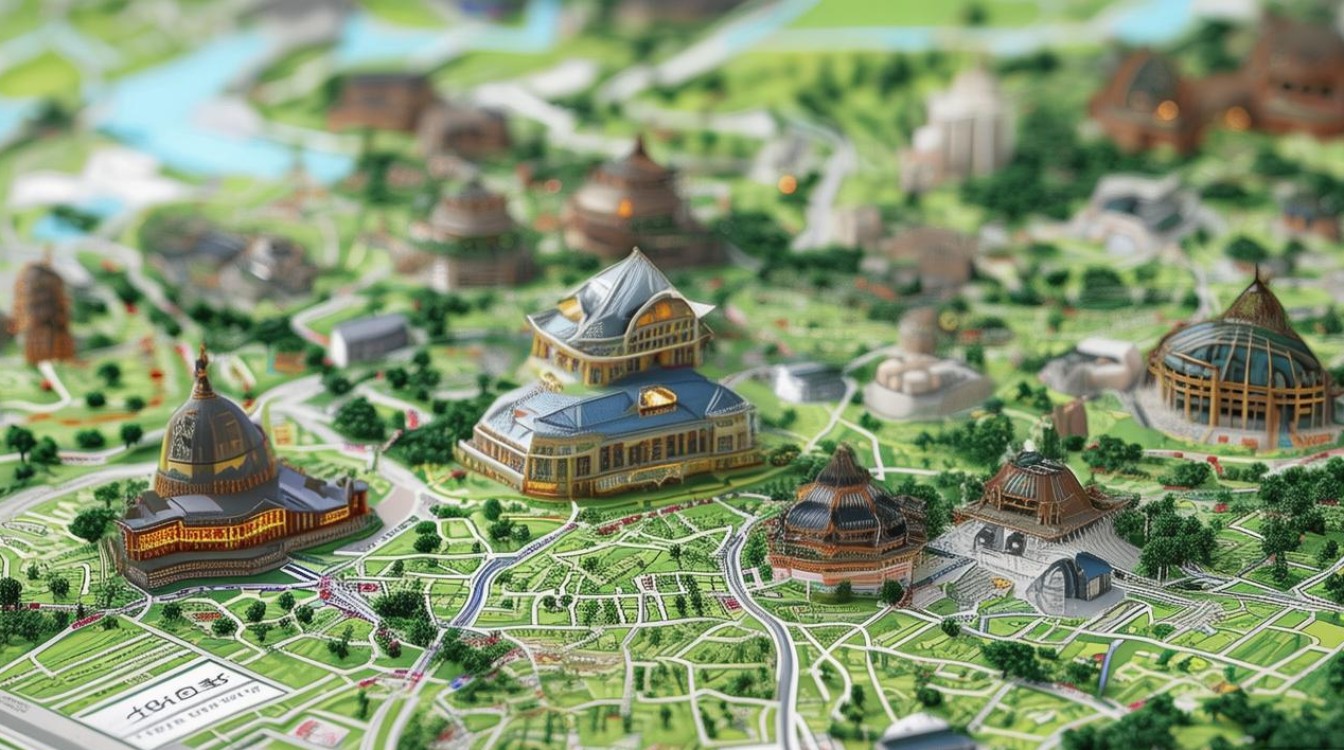 成都景点分布图