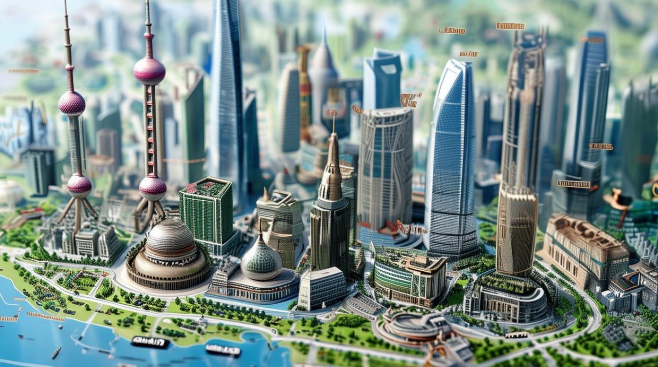 上海景点分布图